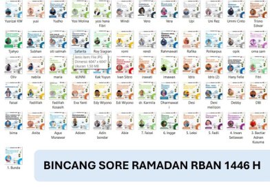 Bincang Sore Ramadan RBAN 2025 Resmi Ditutup: 30 Hari Penuh Inspirasi Literasi dari Barat hingga Timur Indonesia