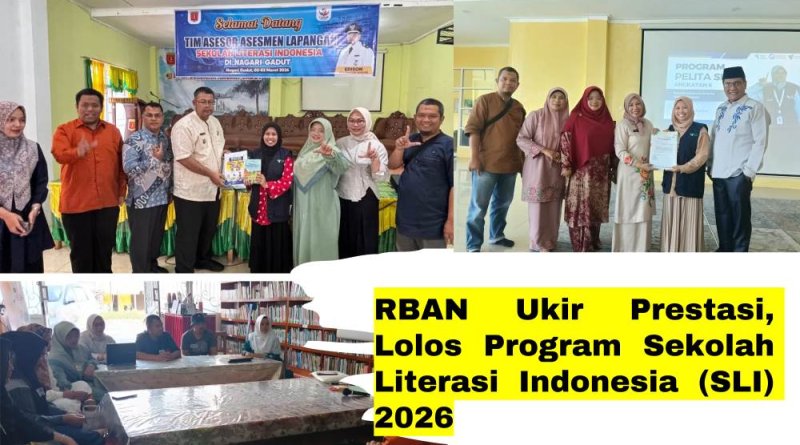 RBAN Ukir Prestasi, Lolos Program Sekolah Literasi Indonesia (SLI) 2026